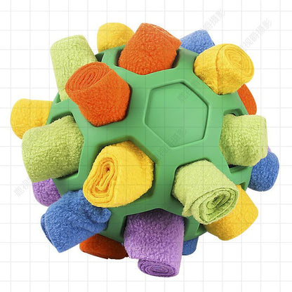 Interaktiver SNUFFLE PUZZLE Ball – Intelligenzspielzeug & Snackball für Hunde