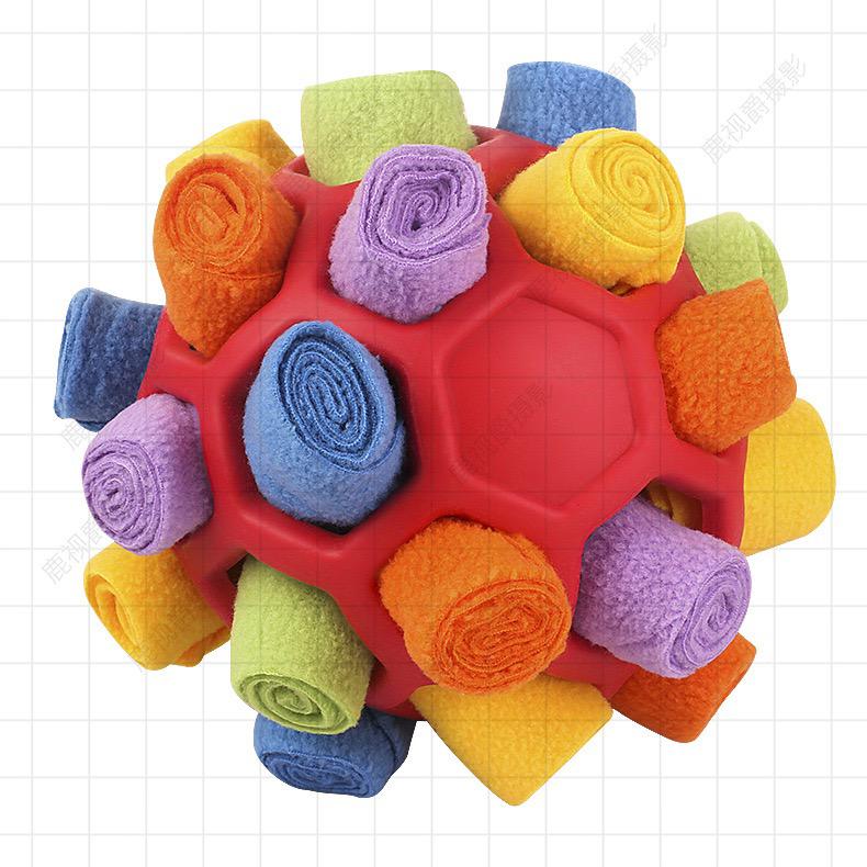Interaktiver SNUFFLE PUZZLE Ball – Intelligenzspielzeug & Snackball für Hunde