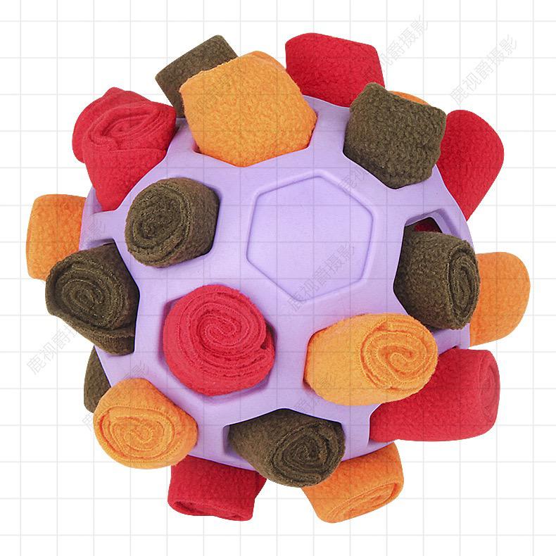 Interaktiver SNUFFLE PUZZLE Ball – Intelligenzspielzeug & Snackball für Hunde