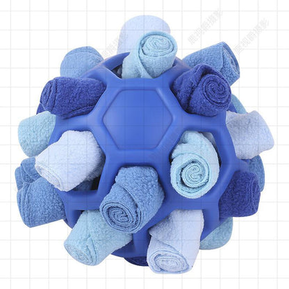 Interaktiver SNUFFLE PUZZLE Ball – Intelligenzspielzeug & Snackball für Hunde