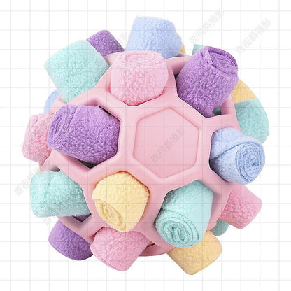 Interaktiver SNUFFLE PUZZLE Ball – Intelligenzspielzeug & Snackball für Hunde